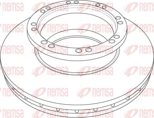 Kawe NCA1215.20 - Bremžu diski www.autospares.lv