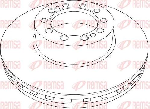 Kawe NCA1210.20 - Bremžu diski www.autospares.lv