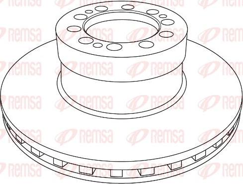 Kawe NCA1233.20 - Bremžu diski www.autospares.lv