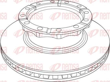 Kawe NCA1222.20 - Bremžu diski www.autospares.lv