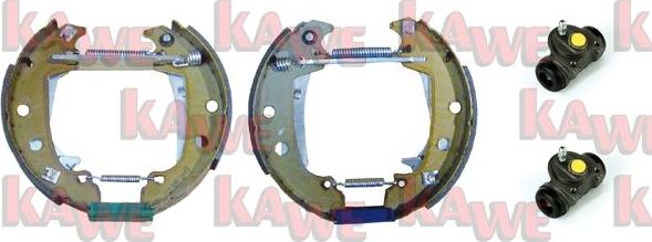 Kawe OEK083 - Brake Shoe Set www.autospares.lv