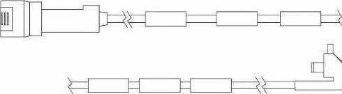 Kawe WS0125A - Indikators, Bremžu uzliku nodilums www.autospares.lv