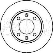 Key Parts KBD4979 - Bremžu diski autospares.lv