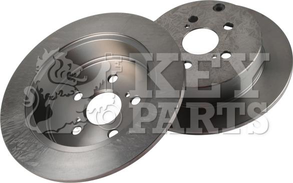 Key Parts KBD4462 - Bremžu diski www.autospares.lv