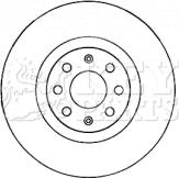 Key Parts KBD4544 - Bremžu diski autospares.lv