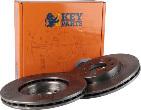 Key Parts KBD4553 - Bremžu diski www.autospares.lv