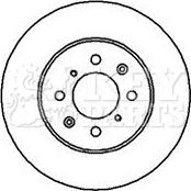 Key Parts KBD4081 - Bremžu diski autospares.lv