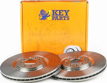 Key Parts KBD4128 - Bremžu diski www.autospares.lv