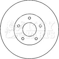 Key Parts KBD4821 - Bremžu diski www.autospares.lv