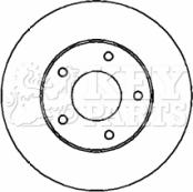 Key Parts KBD4327 - Bremžu diski www.autospares.lv