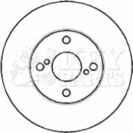 Key Parts KBD4379 - Bremžu diski www.autospares.lv