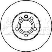 Key Parts KBD4250 - Brake Disc www.autospares.lv