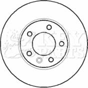 Key Parts KBD5901S - Bremžu diski www.autospares.lv