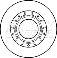 BENDIX 522052 - Brake Disc www.autospares.lv