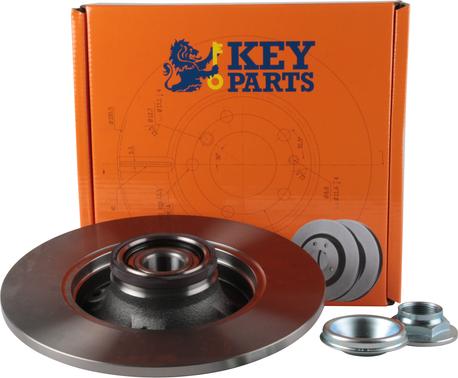 Key Parts KBD5808S - Bremžu diski autospares.lv