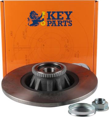 Key Parts KBD5813S - Bremžu diski autospares.lv