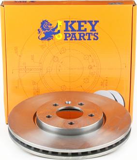 Key Parts KBD6013S - Bremžu diski autospares.lv