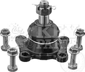 Key Parts KBJ5327 - Шаровая опора, несущий / направляющий шарнир www.autospares.lv