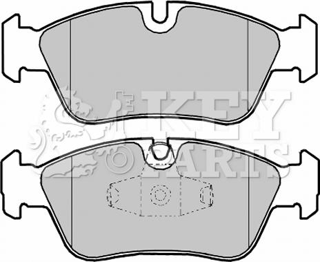 Key Parts KBP1959 - Bremžu uzliku kompl., Disku bremzes autospares.lv