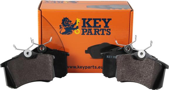 Key Parts KBP1512 - Тормозные колодки, дисковые, комплект www.autospares.lv