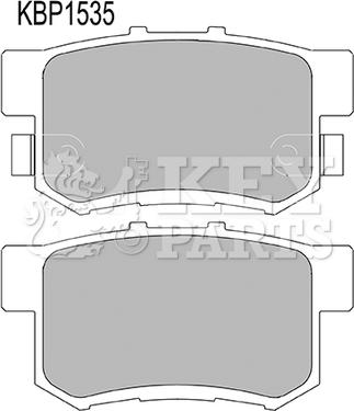 Key Parts KBP1535 - Bremžu uzliku kompl., Disku bremzes www.autospares.lv