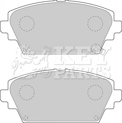 Key Parts KBP1652 - Bremžu uzliku kompl., Disku bremzes autospares.lv