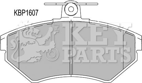 Key Parts KBP1607 - Bremžu uzliku kompl., Disku bremzes www.autospares.lv