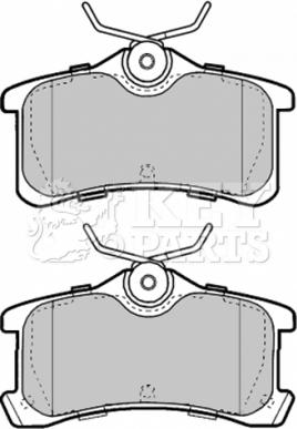 Key Parts KBP1885 - Brake Pad Set, disc brake www.autospares.lv