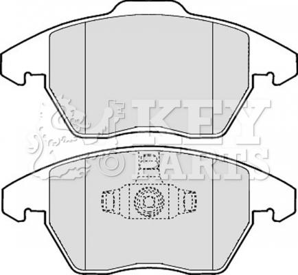 Key Parts KBP1888 - Bremžu uzliku kompl., Disku bremzes www.autospares.lv