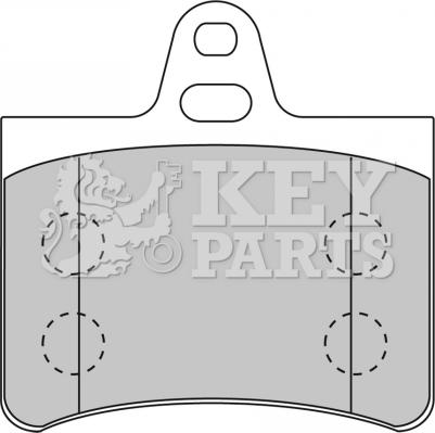 Key Parts KBP1710 - Bremžu uzliku kompl., Disku bremzes autospares.lv