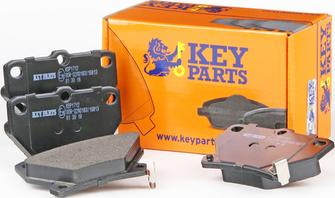 Key Parts KBP1712 - Тормозные колодки, дисковые, комплект www.autospares.lv