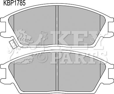 Key Parts KBP1785 - Bremžu uzliku kompl., Disku bremzes www.autospares.lv