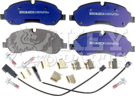 Key Parts KBP2514 - Bremžu uzliku kompl., Disku bremzes autospares.lv