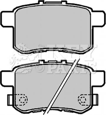 Key Parts KBP2103 - Bremžu uzliku kompl., Disku bremzes autospares.lv