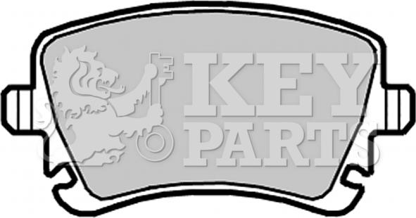 Key Parts KBP2139 - Brake Pad Set, disc brake www.autospares.lv