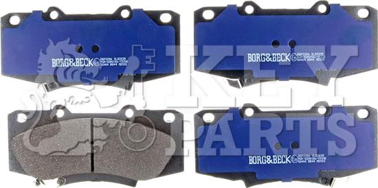 Key Parts KBP2286 - Bremžu uzliku kompl., Disku bremzes autospares.lv