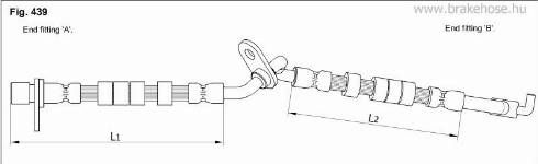 KK95KFT FT0709 - Bremžu šļūtene autospares.lv