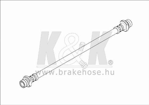 KK95KFT FT1505 - Bremžu šļūtene autospares.lv