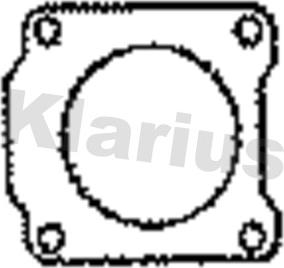 Klarius 410461 - Blīve, Izplūdes caurule www.autospares.lv