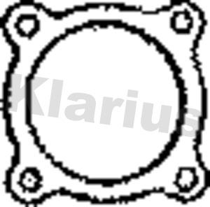 Klarius 410540 - Gasket, exhaust pipe www.autospares.lv