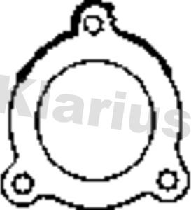 Klarius 410798 - Gasket, exhaust pipe www.autospares.lv