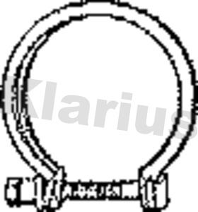 Klarius 430484 - Соединительные элементы, система выпуска www.autospares.lv