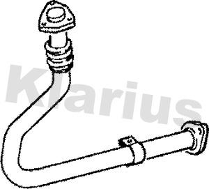 Klarius 130159 - Izplūdes caurule www.autospares.lv