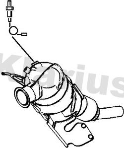 Klarius 390216 - Nosēdumu / Daļiņu filtrs, Izplūdes gāzu sistēma www.autospares.lv