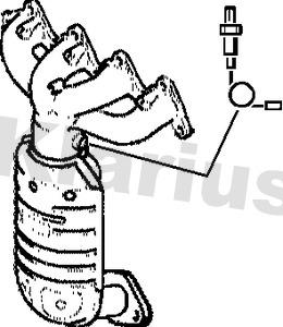 Klarius 312869 - Katalizators www.autospares.lv