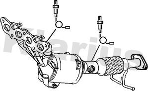 Klarius 312884 - Katalizators www.autospares.lv