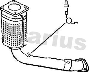 Klarius 312836 - Katalizators www.autospares.lv