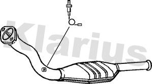 Klarius 380007 - Katalizators www.autospares.lv