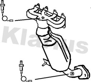 Klarius 321975 - Katalizators www.autospares.lv