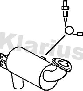 Klarius 321881 - Katalizators www.autospares.lv